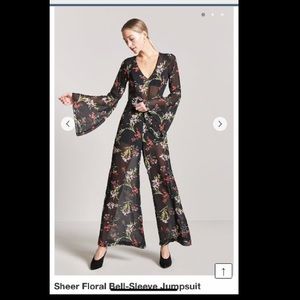 Floral jumpsuit